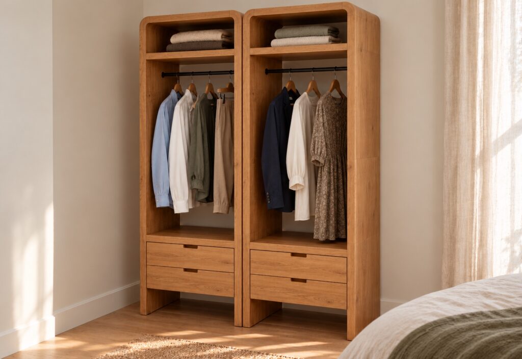 Double wardrobe