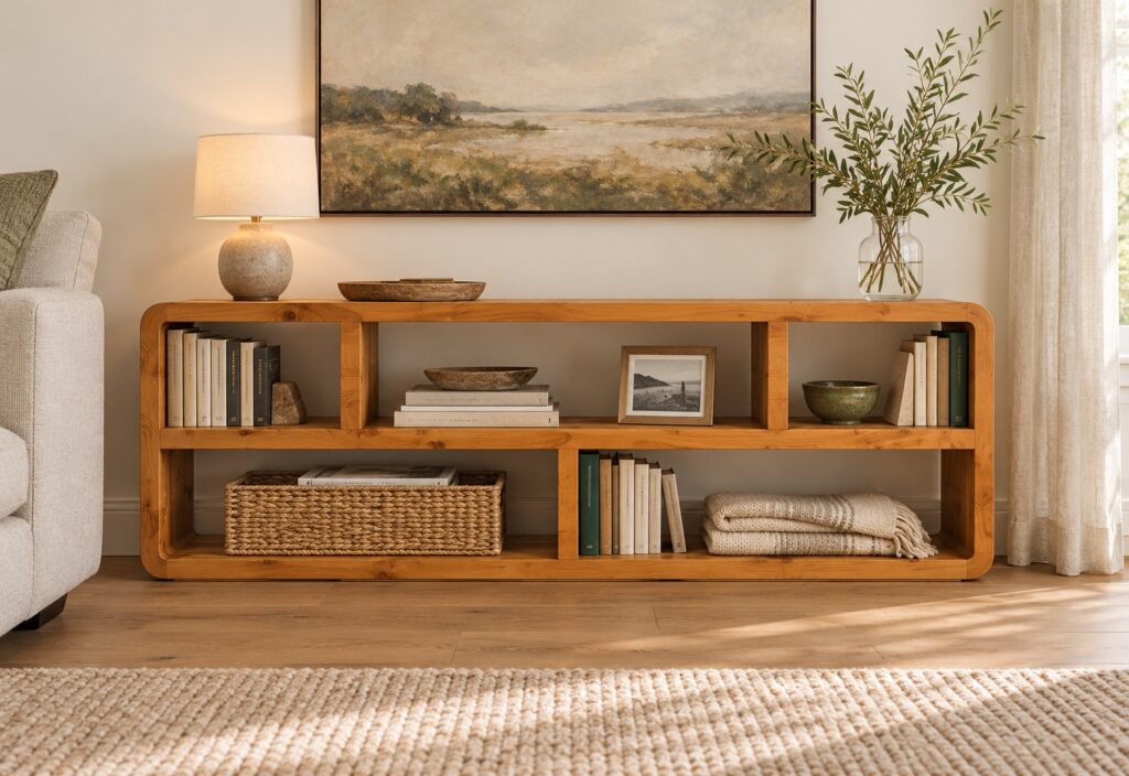 Mashrabiya low shelf